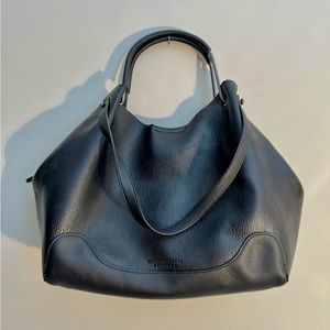 Black Handbag Shoulder Strap, almost new Faux Leather Sondra Roberts